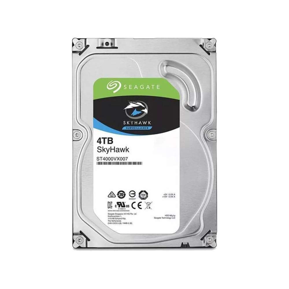 Disco Duro para Videovigilancia Seagate SkyHawk 3.5'', 4TB, SATA III, 6 Gbit/s, 64MB Cache - Gris