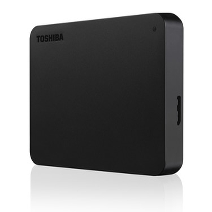 Disco Duro Externo Toshiba Canvio Basics 2.5", 4TB, USB, Negro - para Mac/PC