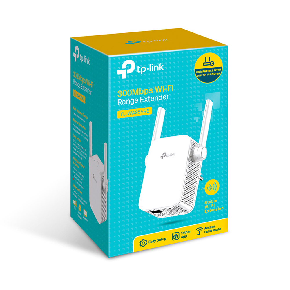 Extensor de Rango TP-Link TL-WA855RE, Inalámbrico, 300 Mbit/s