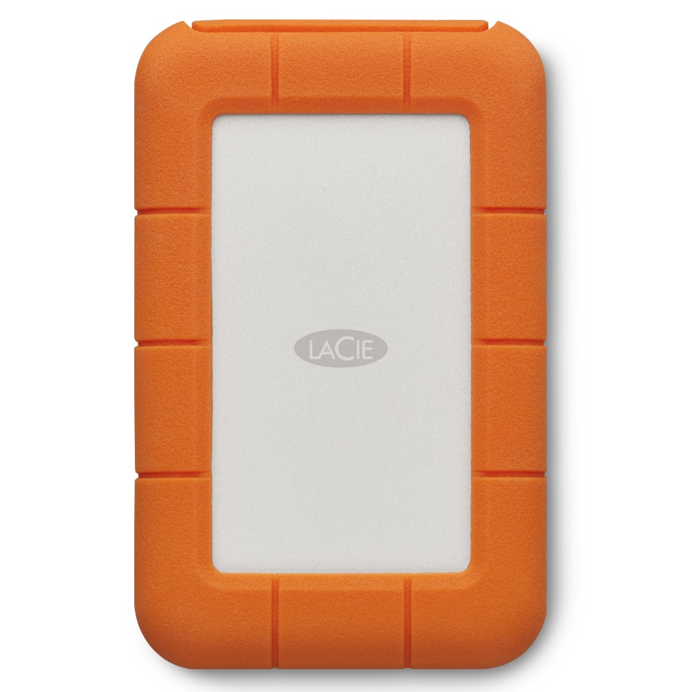 Disco Duro Externo LaCie Rugged USB-C 2.5'', 5TB, Naranja/Plata, A Prueba de Agua, Polvo y Golpes - para Mac/PC