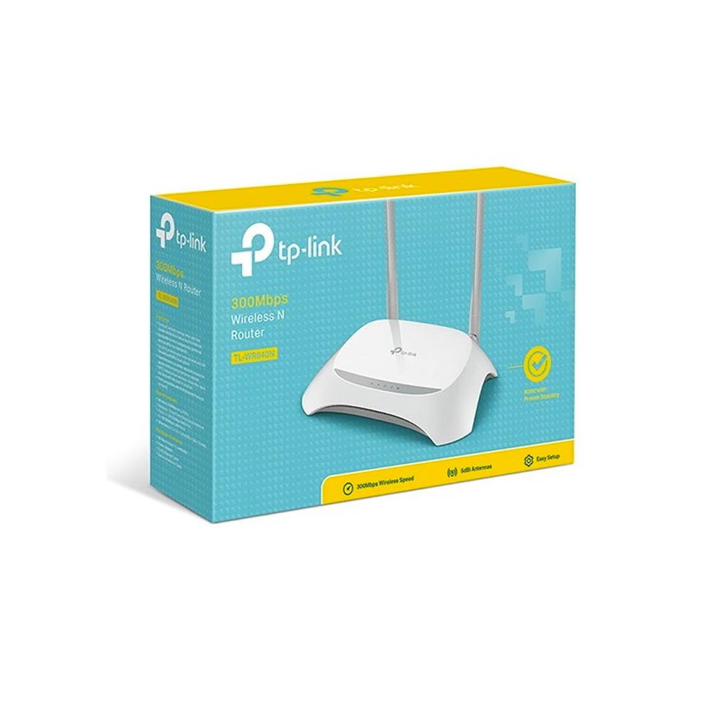 Router TP-Link TL-WR840N Ethernet Inalámbrico 4x RJ-45 con 2 Antenas