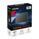 Disco Duro Externo Toshiba Canvio Gaming 2.5", 4TB, USB, Negro