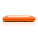 Disco Duro Externo LaCie Rugged Mini 2.5", 1TB, 5400RPM, USB 3.0, Naranja/Plata, para Mac/PC