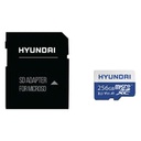 Hyundai 256GB microSDXC UHS-1 Memory Card with Adapter, 95MB/s (U3) 4K Video, Ultra HD, A1, V30