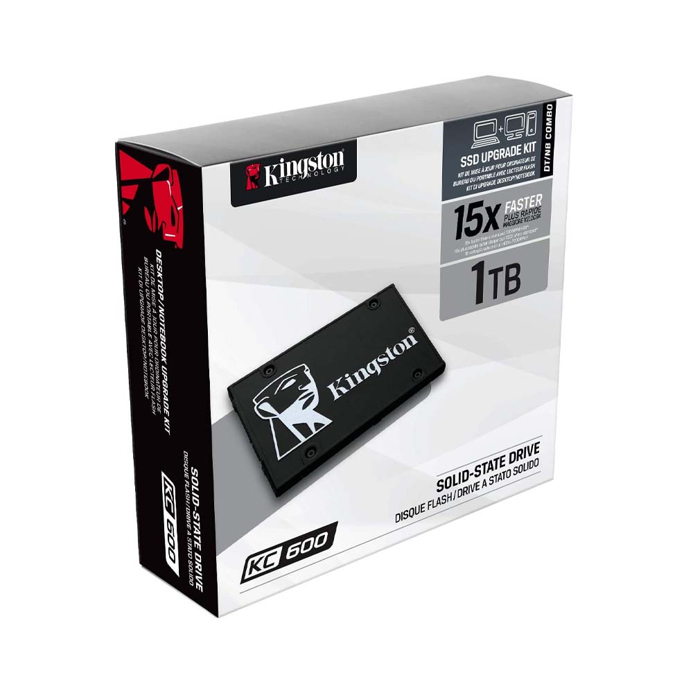 SSD Kingston KC600 1024GB SATA 2.5" 3.5"-4