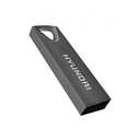 Hyundai Bravo Deluxe 16GB High Speed Fast USB 2.0 Flash Memory Drive Thumb Drive Metal, Space Grey