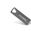 Hyundai Bravo Deluxe 16GB High Speed Fast USB 2.0 Flash Memory Drive Thumb Drive Metal, Space Grey