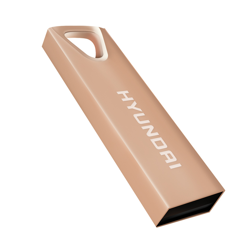 Hyundai Bravo Deluxe Keychain USB 2.0 Flash Drive 16GB Rose Gold