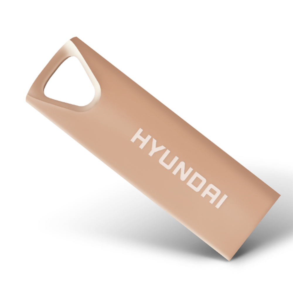 Hyundai Bravo Deluxe Keychain USB 2.0 Flash Drive 16GB Rose Gold