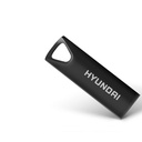 Hyundai Bravo Deluxe 16GB High Speed Fast USB 2.0 Flash Memory Drive Thumb Drive Metal, Black