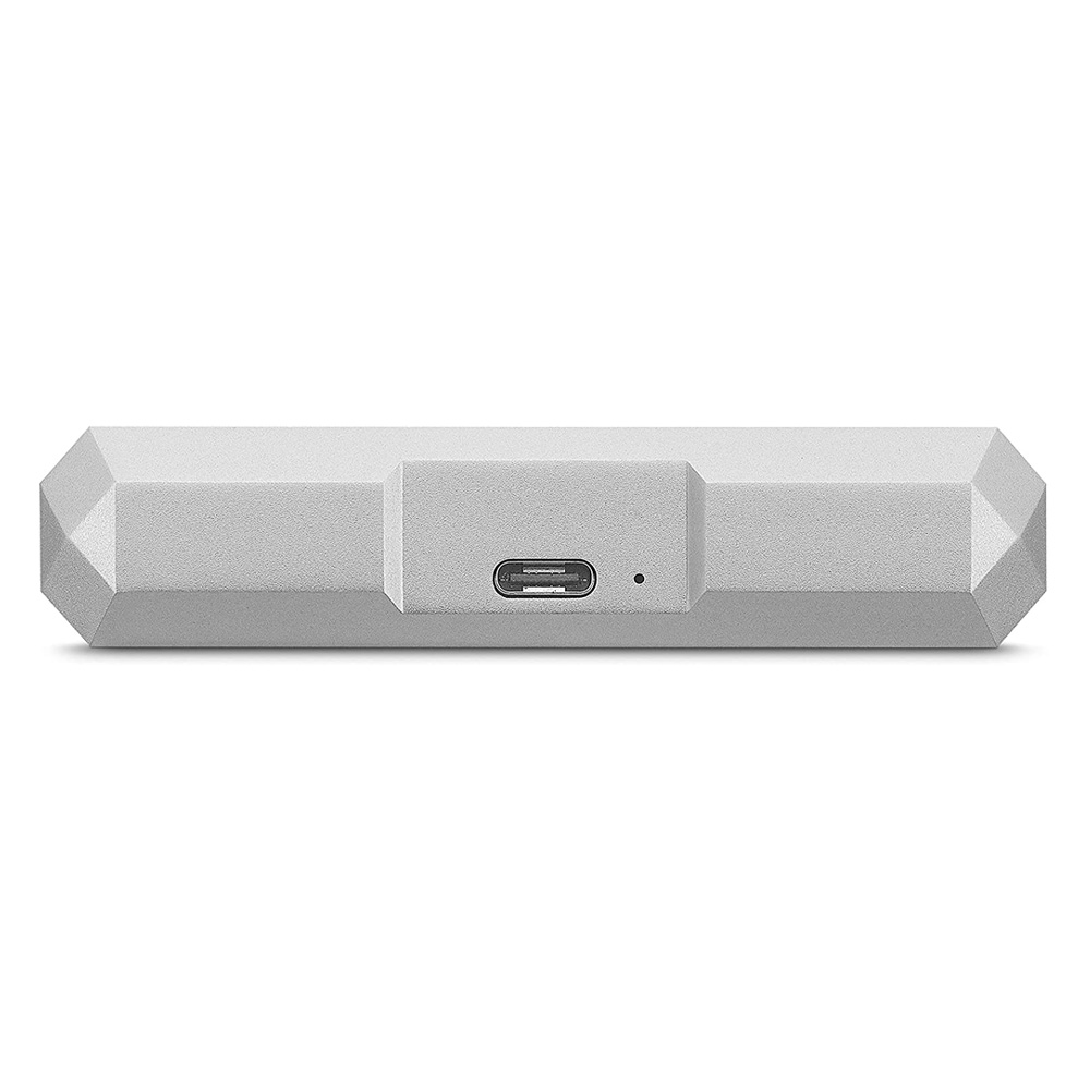 LaCie Unidad móvil, 4 TB, Disco Duro Externo HDD – Moon Silver, USB-C USB 3.0, con Servicios de Rescate