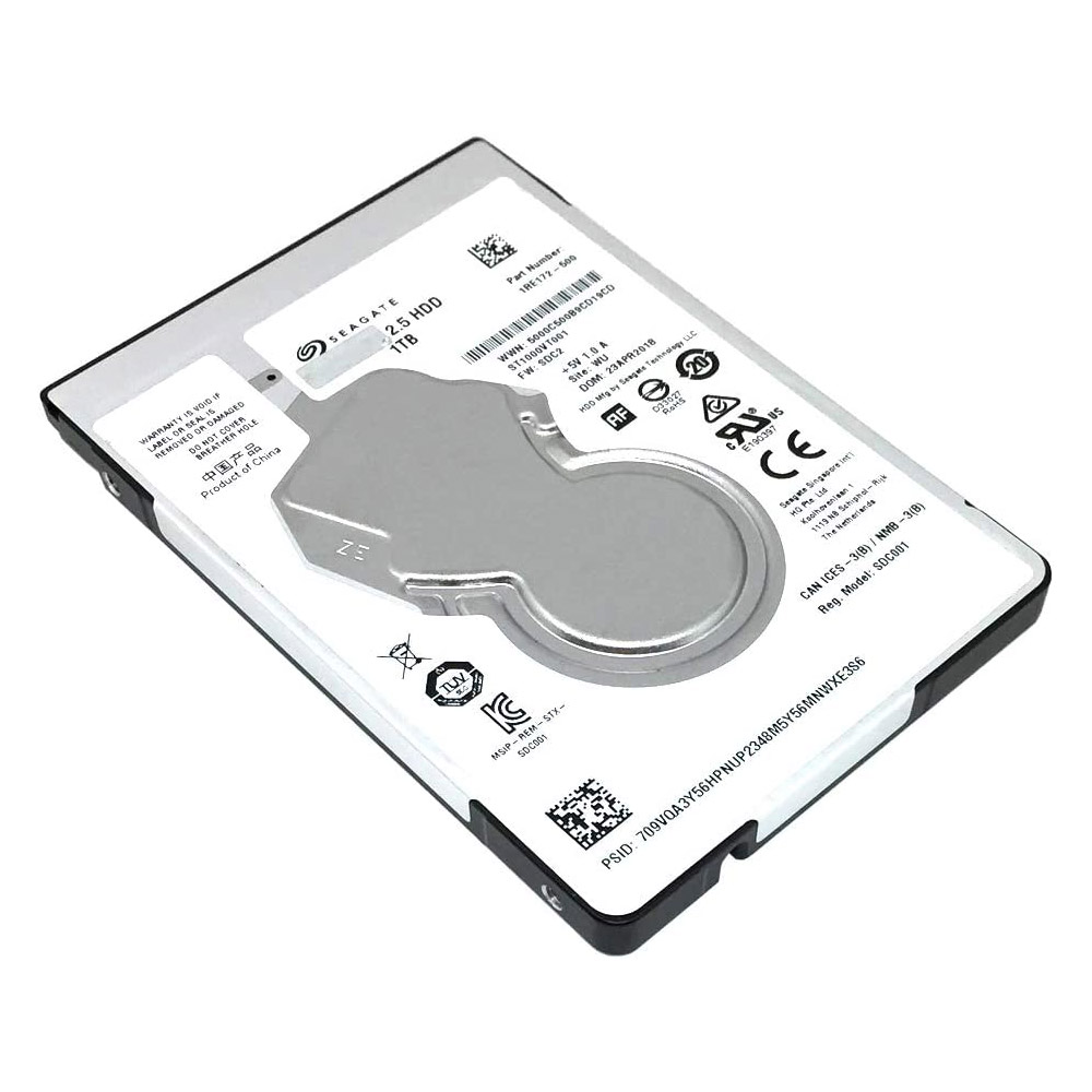 Seagate Video 2.5 ST1000VT001 1 TB Hard Drive - 2.5" Internal - SATA (SATA/600) - Shingled Magnetic Recording (SMR) Method