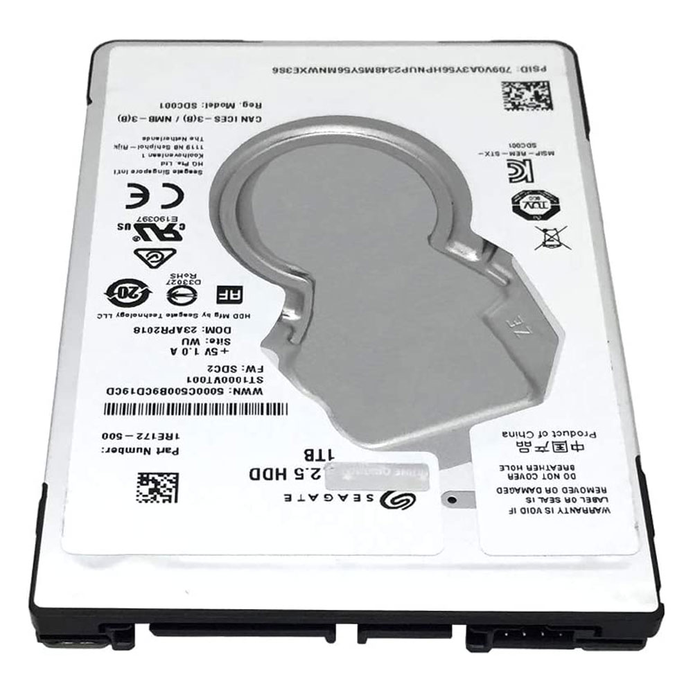 Seagate Video 2.5 ST1000VT001 1 TB Hard Drive - 2.5" Internal - SATA (SATA/600) - Shingled Magnetic Recording (SMR) Method