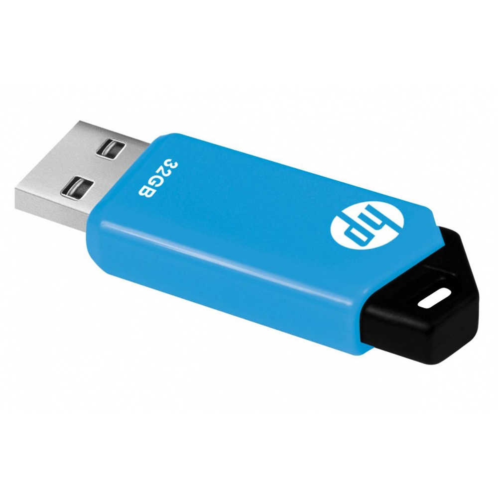 HP v150w 32GB USB 2.0 Flash Drive - Blue