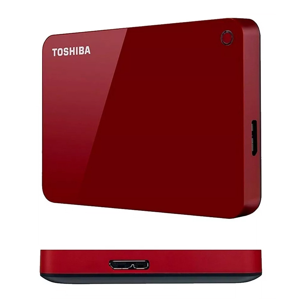 Toshiba Canvio Advance 3TB Portable External Hard Drive USB 3.0 Red