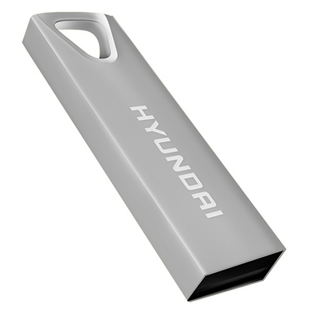 Hyundai 16GB Bravo USB 2.0 Flash Drive Silver - U2BK/16G - 2 Pack