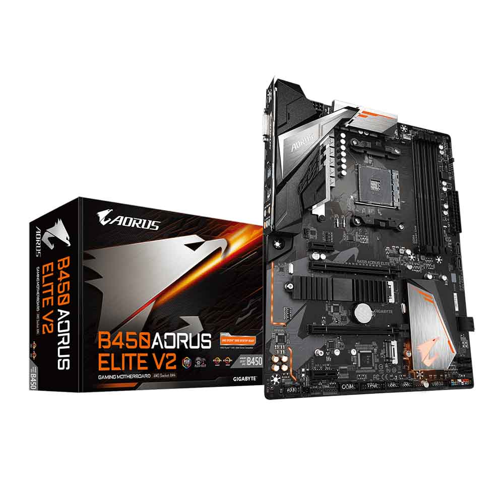 PC ensamblada AMD Ryzen 5 PRO 4650G, MB B450 AORUS Elite V2, 8GB DDR4 RAM, 240GB SSD, WiFi  + Teclado y Mouse Negro