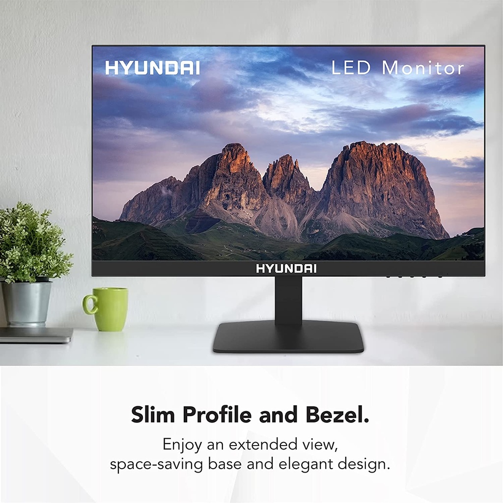 Hyundai HT21FOMBK01 21.5" Full HD LED LED Monitor - 16:9 - Black