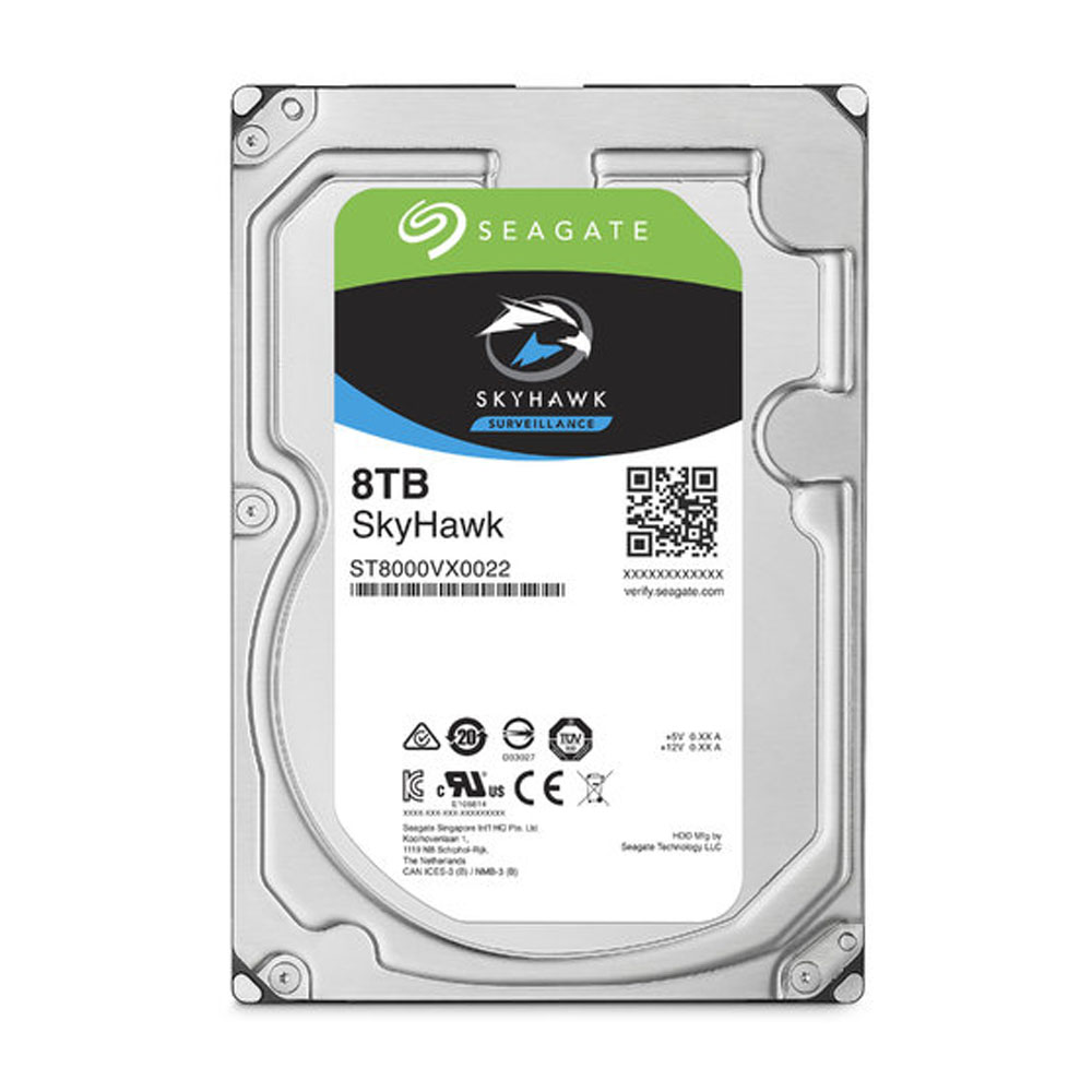 Disco Duro Interno Seagate SkyHawk -3.5"  8TB  SATA 3