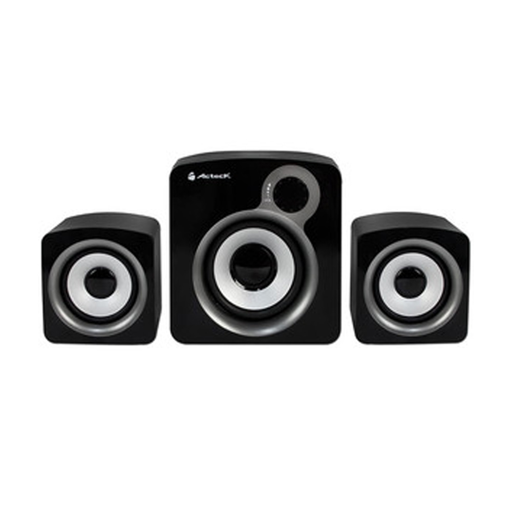 Acteck Bocinas con Subwoofer AXF-190, Alámbrico, 2.1, USB 2.0, Negro