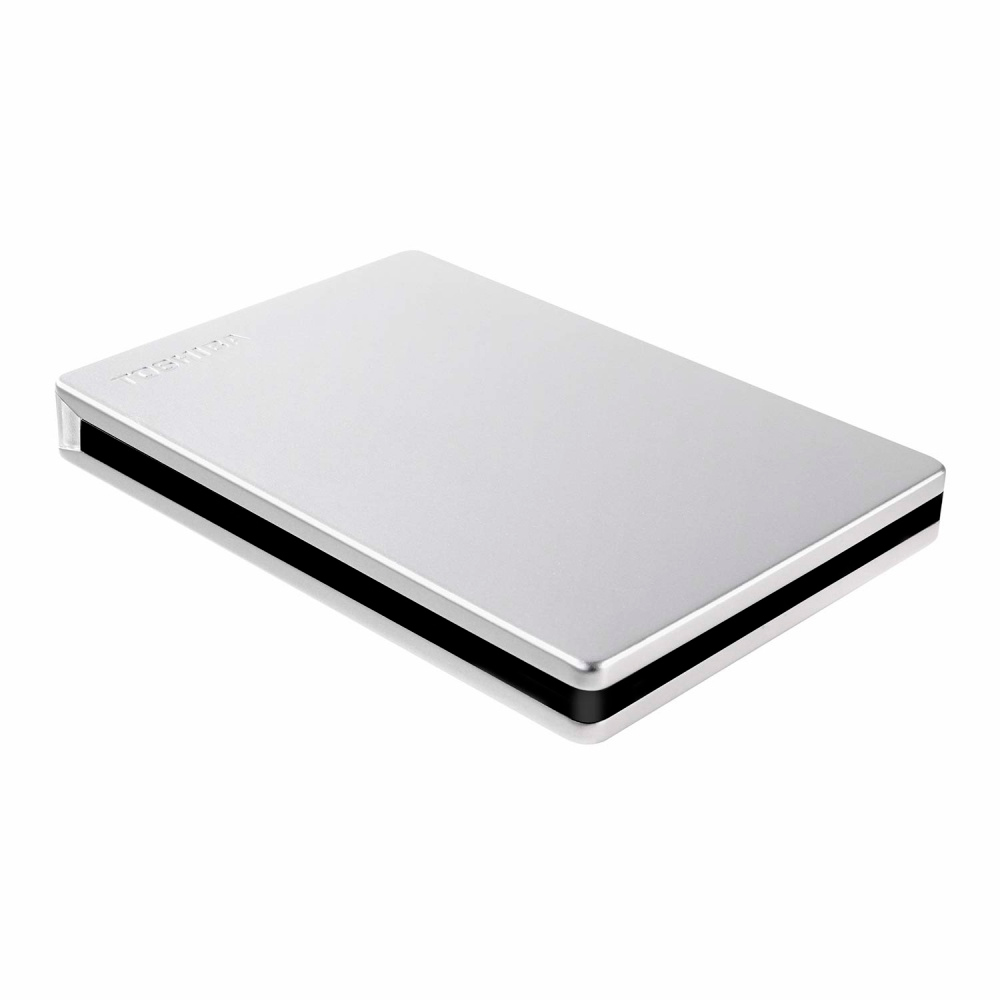 Disco Duro Externo Toshiba Canvio Slim 2.5", 2TB, SATA, Plata - para Mac/PC