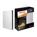 Disco Duro Externo Toshiba Canvio Slim 2.5", 2TB, SATA, Plata - para Mac/PC