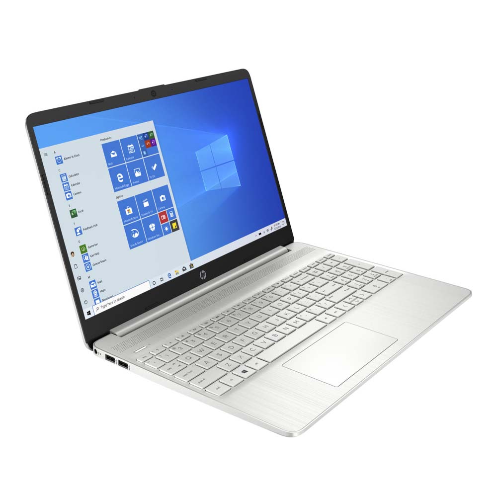 Laptop HP 15-DY0025 15.6", Pentium Silver N5030, 8GB RAM 256GB SSD, Windows 10 - Plata