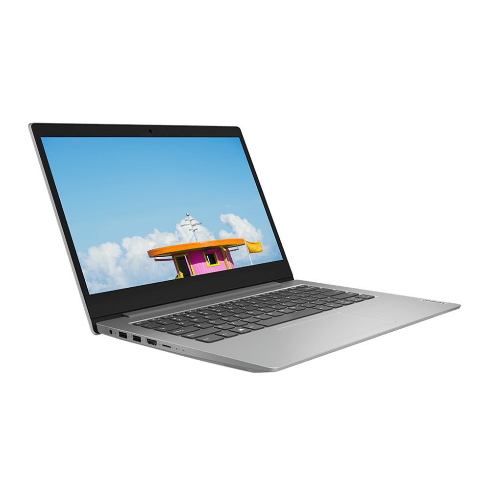 Laptop Lenovo IdeaPad 1 14IGL05 81VU00D6US 14" HD, Intel Pentium N5030, 4GB RAM 128GB SSD - Plata