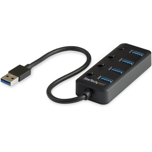 Hub USB StarTech.com - USB - Externo - Negro