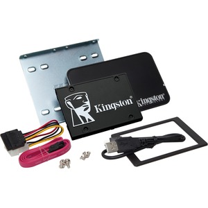 Unidad de estado sólido Kingston KC600 de 256 GB - Interno de 2,5" - SATA (SATA/600) - Soporte de 3,5"