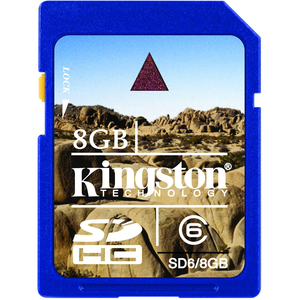 SDHC Kingston - 8 GB - Clase 6