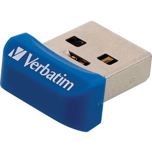 Unidad flash Verbatim Store 'n' Stay Nano - 16 GB - USB 3.2 (Gen 1) - Azul