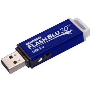 Unidad flash Kanguru FlashBlu30 - 64 GB - USB 3.0 - Azul - Conforme con normas TAA