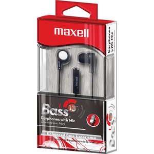 Auricular Maxell B-13 199621 Cableado Intrauricular - Negro