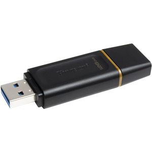 Unidad flash Kingston DataTraveler Exodia - 128 GB - USB 3.2 (Gen 1) - Negro, Amarillo