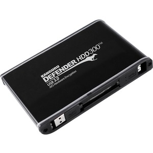 Kanguru Defender HDD300, Secure, Hardware Encrypted External Hard Drive - FIPS 140-2 Certified - 1TB