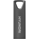 Hyundai USB Bravo Deluxe 16GB Alta Velocidad 2.0 Memoria Flash Metal Space Grey