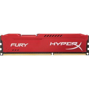 Módulo RAM Kingston HyperX Fury para Ordenador sobremesa - 4 GB (1 x 4GB) - DDR3-1600/PC3-12800 DDR3 SDRAM - 1600 MHz - CL10 - 1,50 V