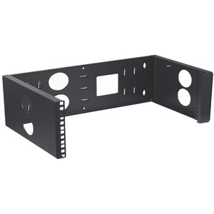 4XEM 3U Wall Mount for Rackmount Equipment, Network Equipment - Black