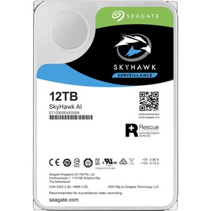 Disco Duro Seagate SkyHawk AI ST12000VE0008 - 3.5" Interno - 12 TB - SATA (SATA/600)