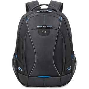 Funda de transporte Solo Tech (Mochila) para 17,3" Apple iPad Portátil - Negro, Azul