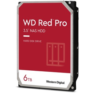 Western Digital Red Pro WD6003FFBX 6 TB Hard Drive - 3.5" Internal - SATA (SATA/600) - Conventional Magnetic Recording (CMR) Method