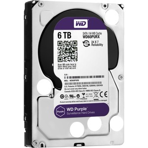 Disco Duro WD Purple WD60PURX - 3.5" Interno - 6 TB - SATA (SATA/600)