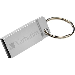 Unidad flash Verbatim Metal Executive - 32 GB - USB 2.0 - Plata - Conforme con normas TAA