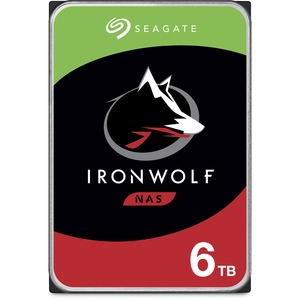 Disco Duro Seagate IronWolf ST6000VN001 - 3.5" Interno - 6 TB - SATA (SATA/600) - Grabación magn&eacute;tica convencional (CMR) Method