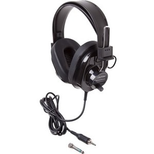 CALIFONE STURDY STEREO HEADPHONE W/VOLUME CONTROL BLK