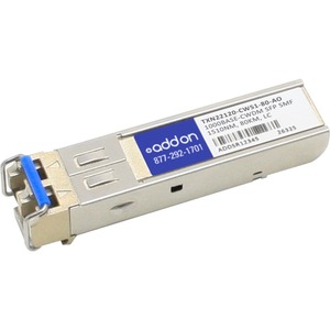 AddOn Intel TXN22120-CW51-80 Compatible TAA Compliant 1000Base-CWDM SFP Transceiver (SMF, 1510nm, 80km, LC)