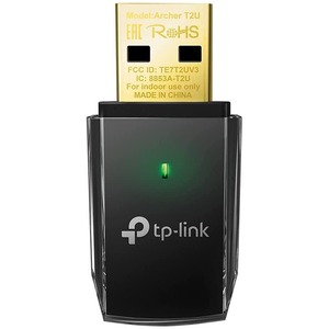 Adaptador Wi-Fi TP-Link Archer T2U - IEEE 802.11ac - Banda dual para Portátil