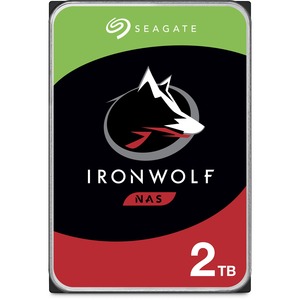 Seagate IronWolf ST2000VN004 2 TB Hard Drive - 3.5" Internal - SATA (SATA/600) - Conventional Magnetic Recording (CMR) Method