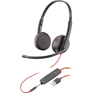 Auriculares Plantronics Blackwire C3225 Cableado De Diadema Est&eacute;reo - Negro